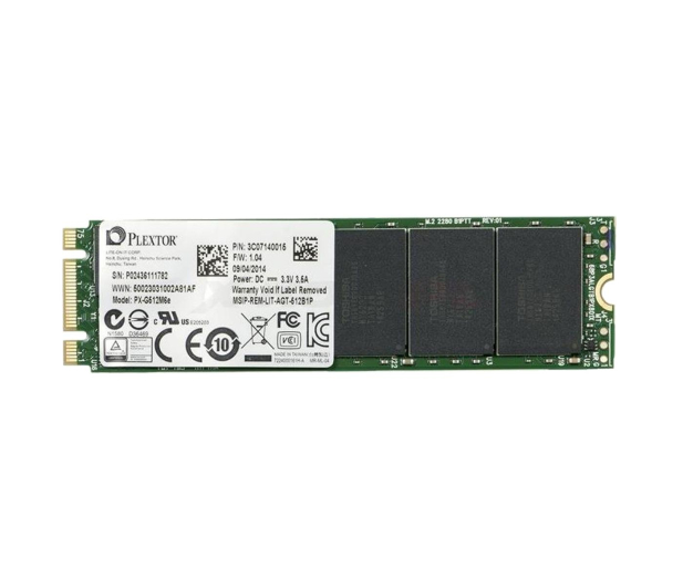 Plextor 512GB 2,5'' PCIexpress M6E M.2 Edition - 236601 - zdjęcie